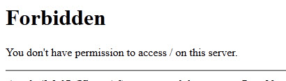 403 网站403状态